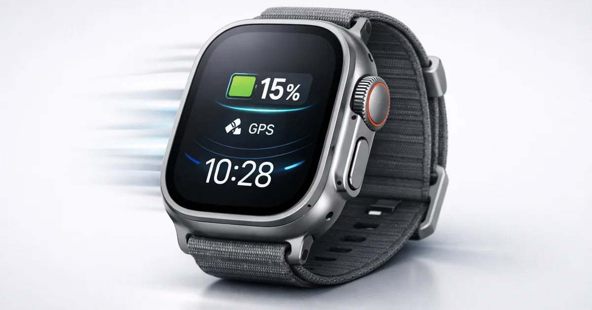 Apple Watch Ultra 3 — Dual-Frequency GPS быстро жрёт батарею