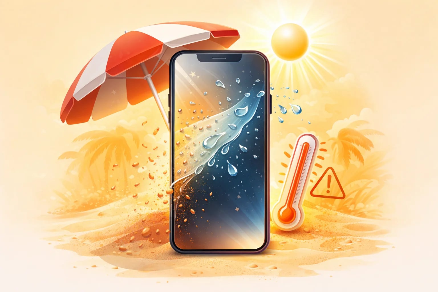 Уход за телефоном летом