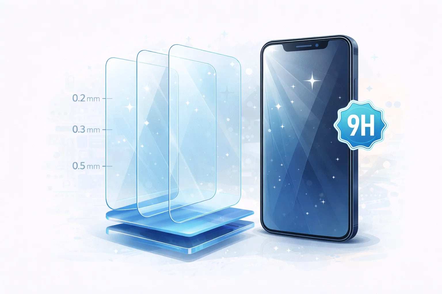 Как выбрать защитное стекло для телефона