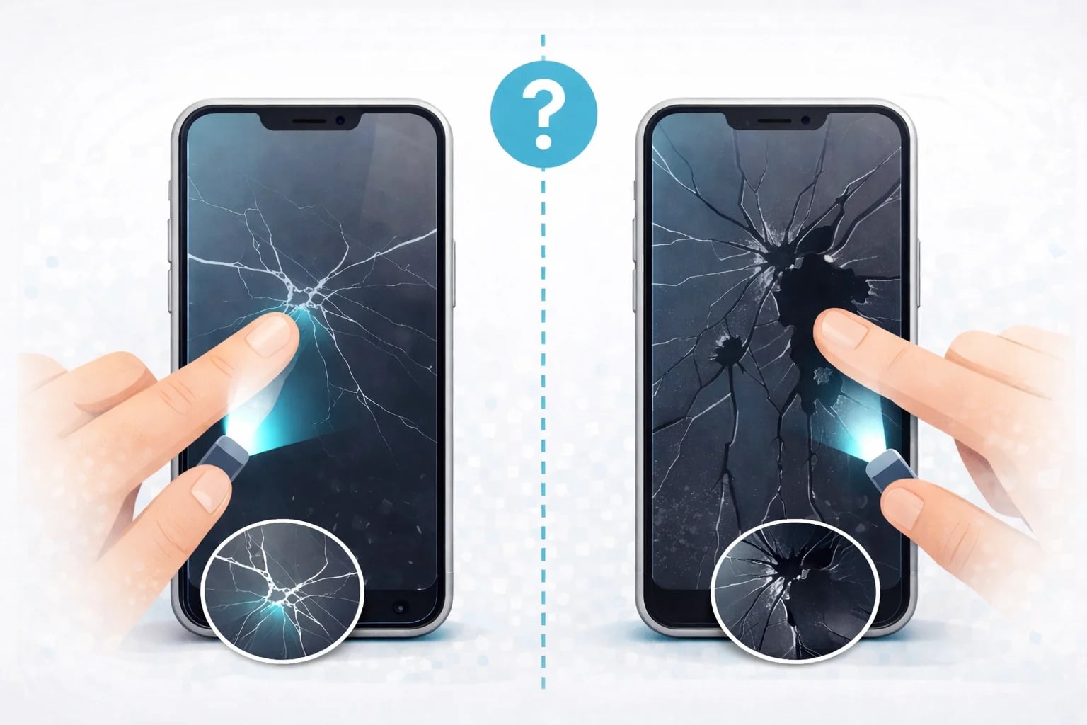 Треснуло стекло или экран телефона: как отличить за 5 минут