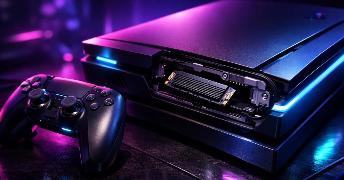 Как установить SSD M.2 в PS5 Pro — расширение памяти 2026