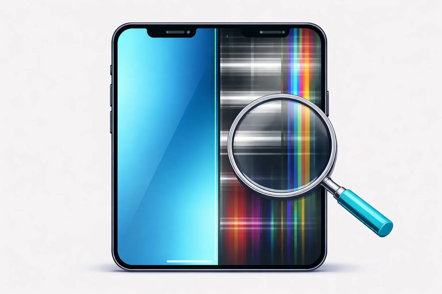 Полосы на экране телефона — что означают и как починить