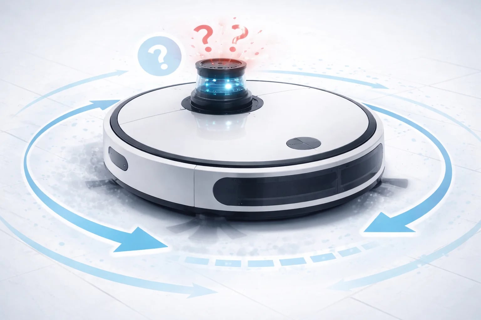 Робот-пылесос ездит кругами: калибровка лидара и чистка датчиков